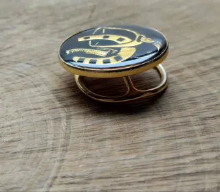 Anillo para pañuelo con motivos ecuestres