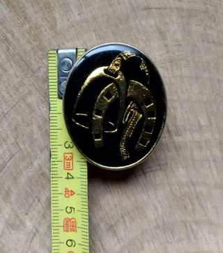 Anillo para pañuelo con motivos ecuestres