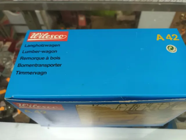 Wilesco A42 Vagone con tronchi