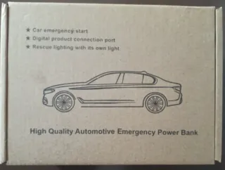 Arrancador Coche/Moto Emergencia Power Bank