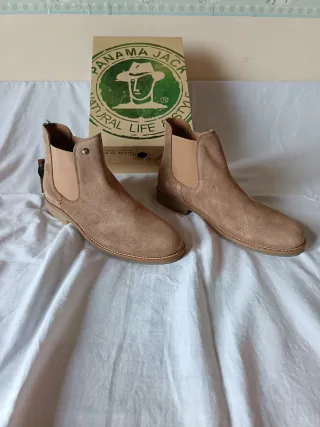 Botas Panama Jack Beige/Marrón