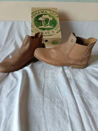 Botas Panama Jack Beige/Marrón