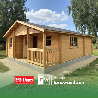 Casa prefabricada 51m2 de 2 hab ¡Extras incluidos!