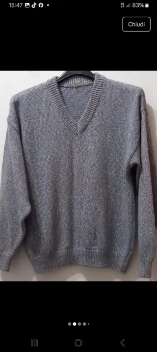 Maglione Made in Italy Scollo V