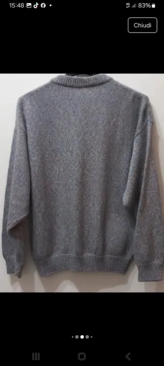 Maglione Made in Italy Scollo V