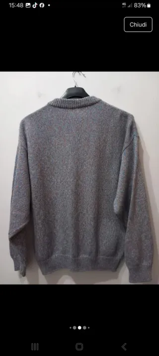 Maglione Made in Italy Scollo V