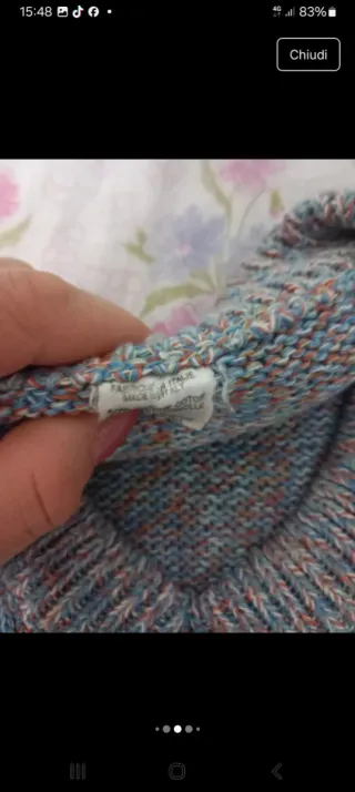 Maglione Made in Italy Scollo V