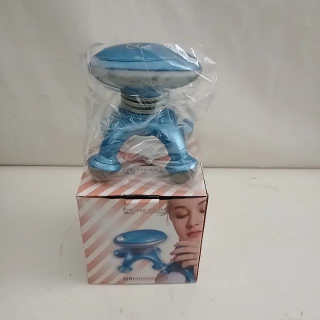 Mini massaggiatore elettrico blu