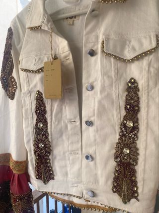 Chaqueta vaquera Jot bordada Talla L