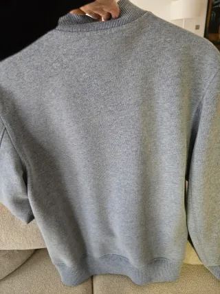 Sudadera Kenzo Gris con Logo Verde Talla M