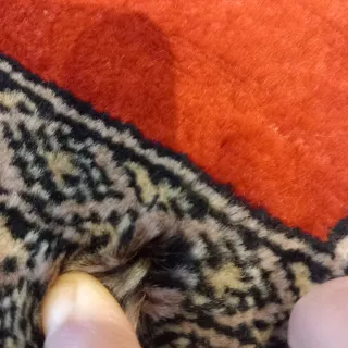 Coppia Tappetini persiani, Lana e Cotone