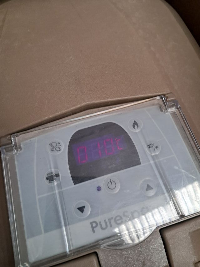 Intex 28426EX Spa hinchable, Beige, 4 Personas