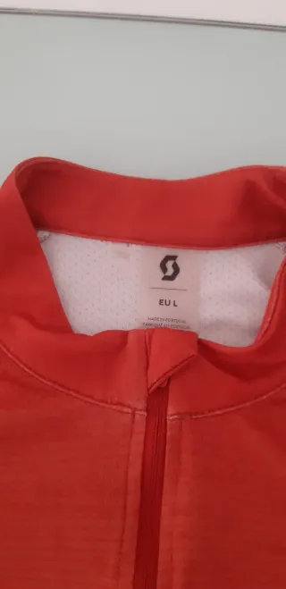 Maillot Ciclismo Scott Naranja Degradado