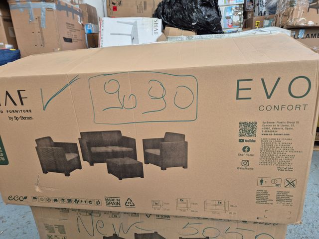 Conjunto mueble exterior para jardín