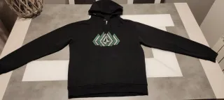 Sudadera Volcom Negra Talla S da bastante talla