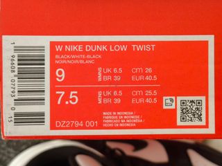 Nike Dunk Low Twist Mujer Talla 40.5