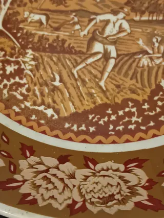 Coppia di Antichi Piatti Decorativi