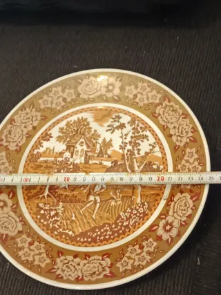 Coppia di Antichi Piatti Decorativi