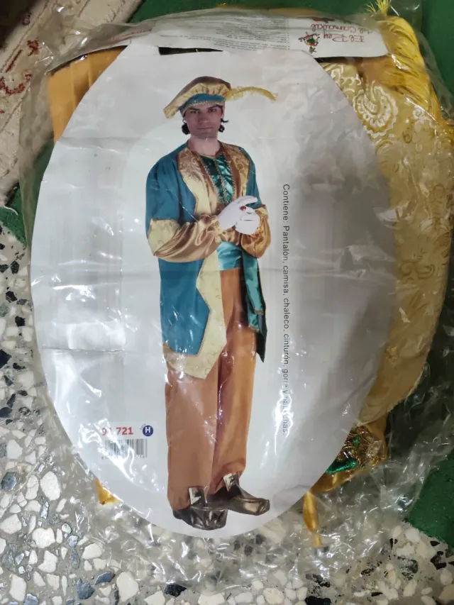 Traje de Paje Adulto El Rey de Carnaval