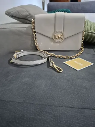 Borsa Michael Kors panna e oro