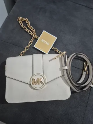 Borsa Michael Kors panna e oro