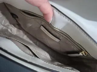 Borsa Michael Kors panna e oro
