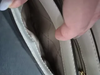 Borsa Michael Kors panna e oro