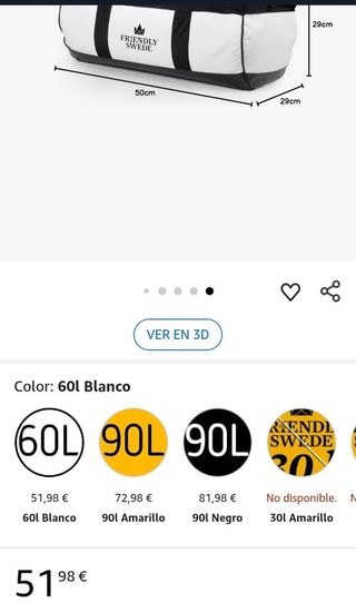 The Friendly Swede Duffel Bolsa de Viaje y Deporte