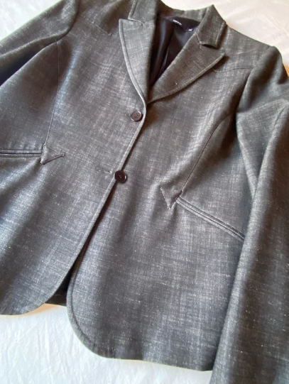 Blazer Cortefiel Gris Talla 46