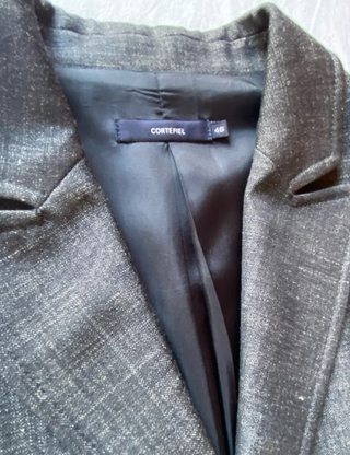 Blazer Cortefiel Gris Talla 46