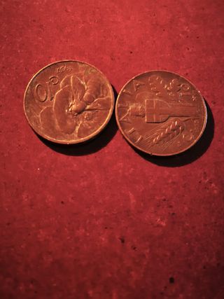 Lotto 2 Monete Antiche anni '30