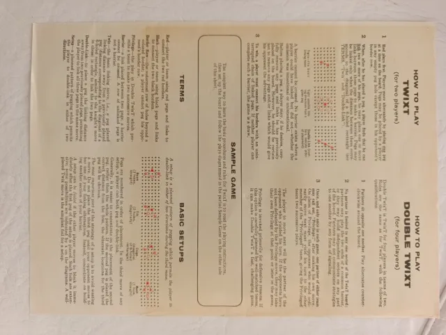 Gioco da tavolo Twixt Avalon Hill 1975