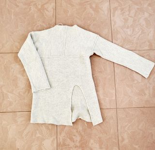 Jersey punto con abertura talla XS