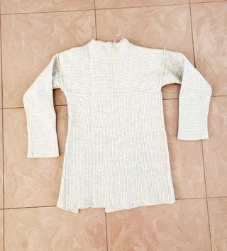 Jersey punto con abertura talla XS