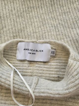 Jersey punto con abertura talla XS