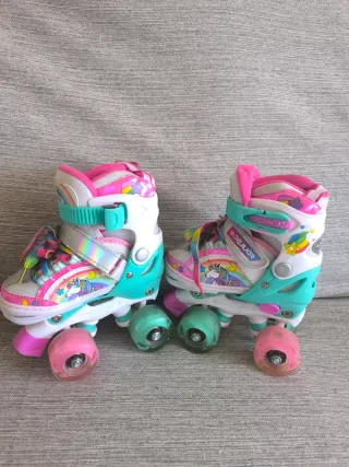 Patines 4 Ruedas Niña Unicornio