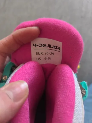 Patines 4 Ruedas Niña Unicornio