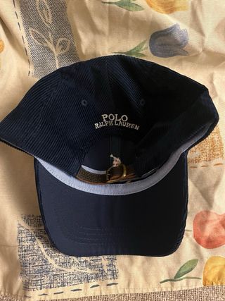 Gorra de pana de Polo Ralph Lauren azul marino