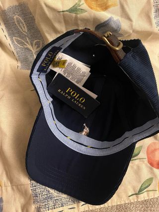 Gorra de pana de Polo Ralph Lauren azul marino