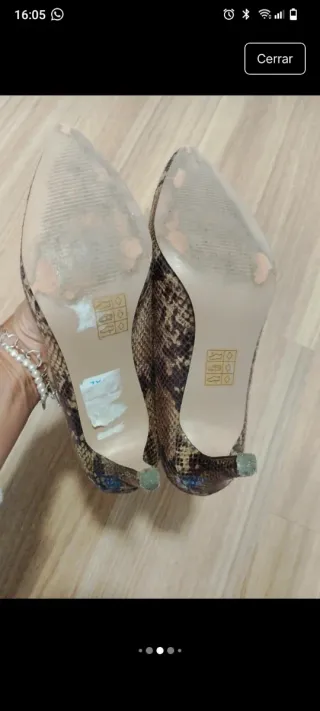 Zapato tacón Marypaz Talla 39