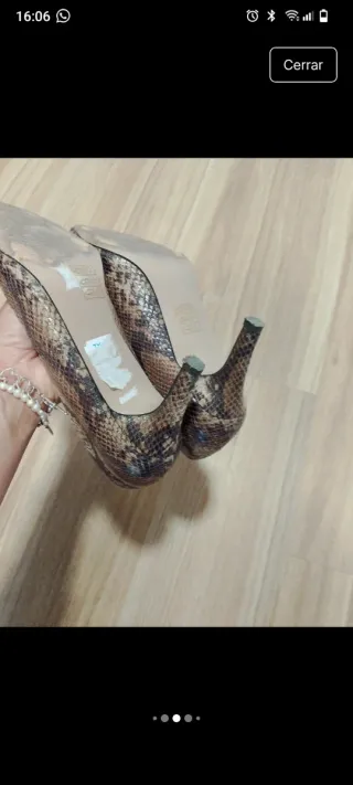 Zapato tacón Marypaz Talla 39