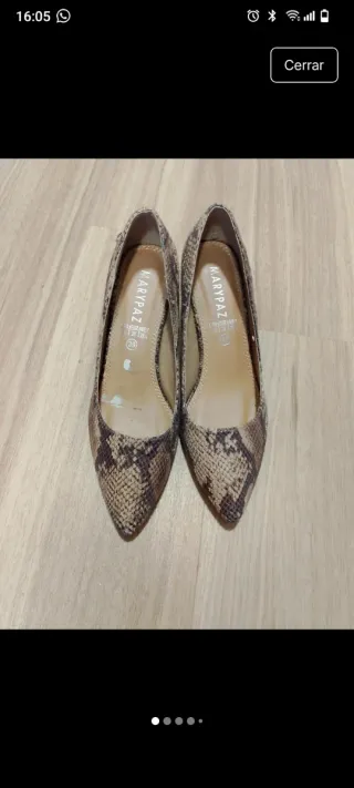 Zapato tacón Marypaz Talla 39