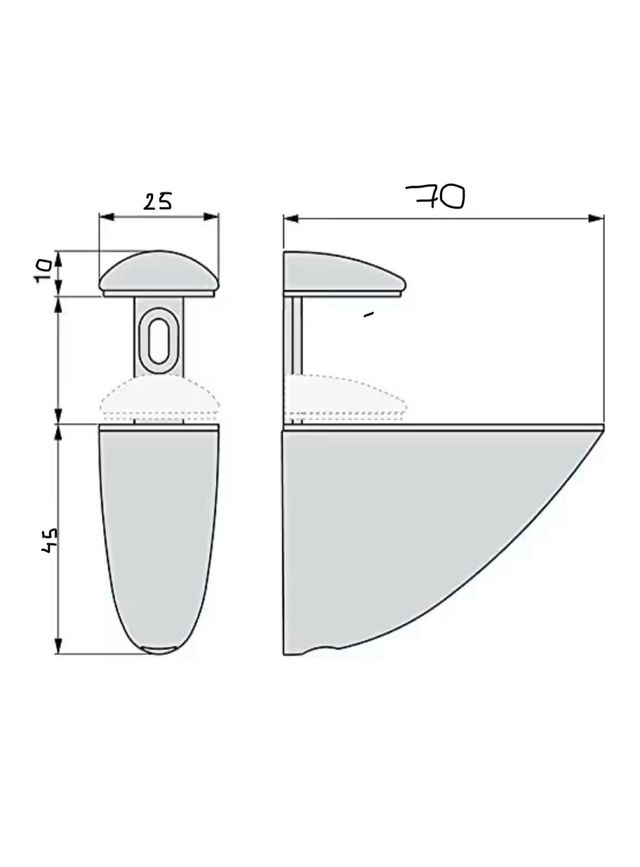 Escuadras Pelícano Nero Medie