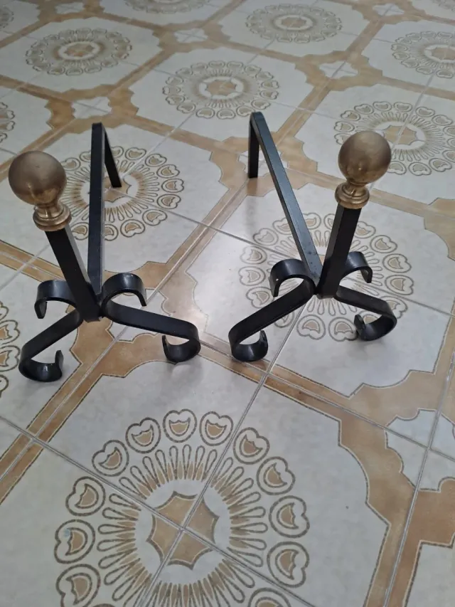 Juego de morrillos para chimenea más utensilios 30