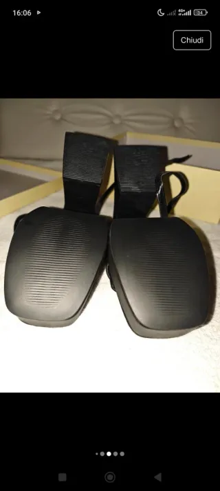 Scarpe con tacco in raso