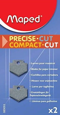Maped 2 Cuchillas Rectas para Guillotina de Papel