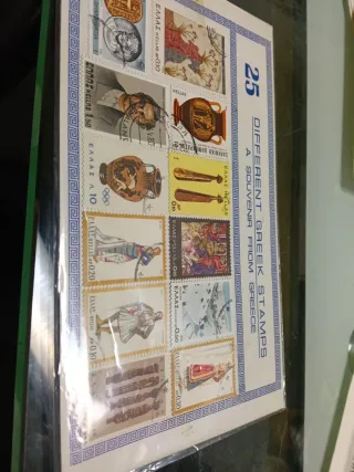 12 Francobolli Grecia Souvenir