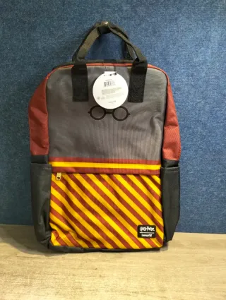 Mochila Harry Potter Loungefly Gris y Rojo Gafas