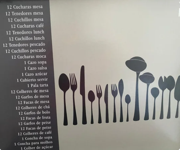 WMF Cubertería 113 Piezas Acero Inoxidable