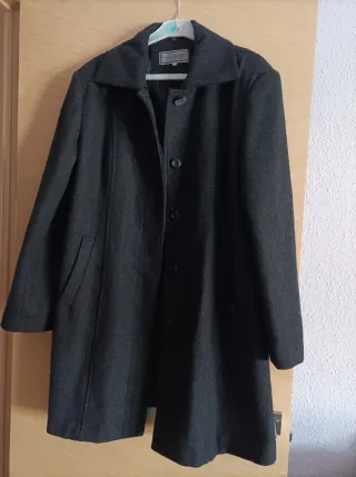 Abrigo Chaquetón Mujer  Gris Talla M